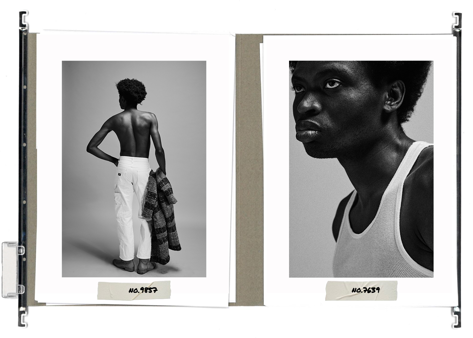 Dossier Personage page spread placeholder